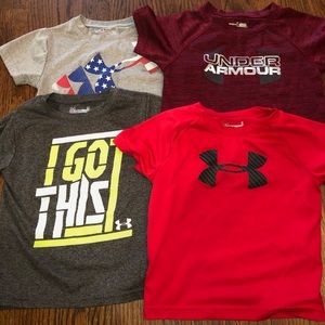 4 toddler under armor shirts